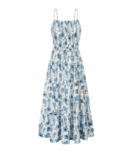 Casual Boho Chic Maxi Dress with Ruffles