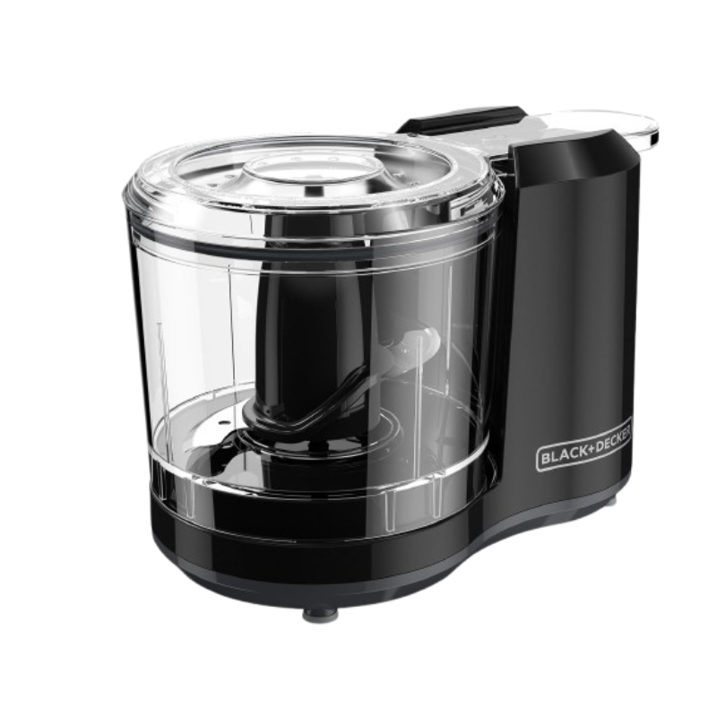 1.5-Cup Electric Food Chopper, One Touch Pulse, 150W Motor, Stay-Sharp Blade, Dishwasher Safe