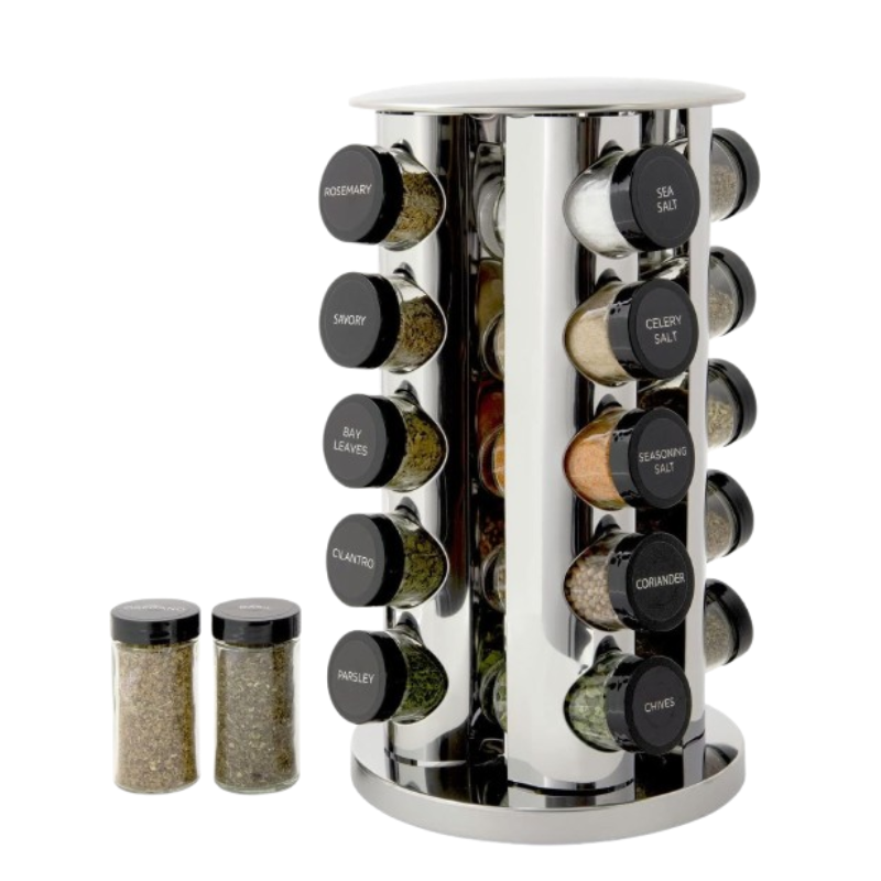 20 Jar Revolving Countertop Spice Rack