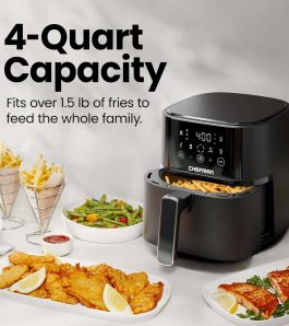Chefman 4-Quart Digital Air Fryer – Compact, Powerful & Perfectly Crispy